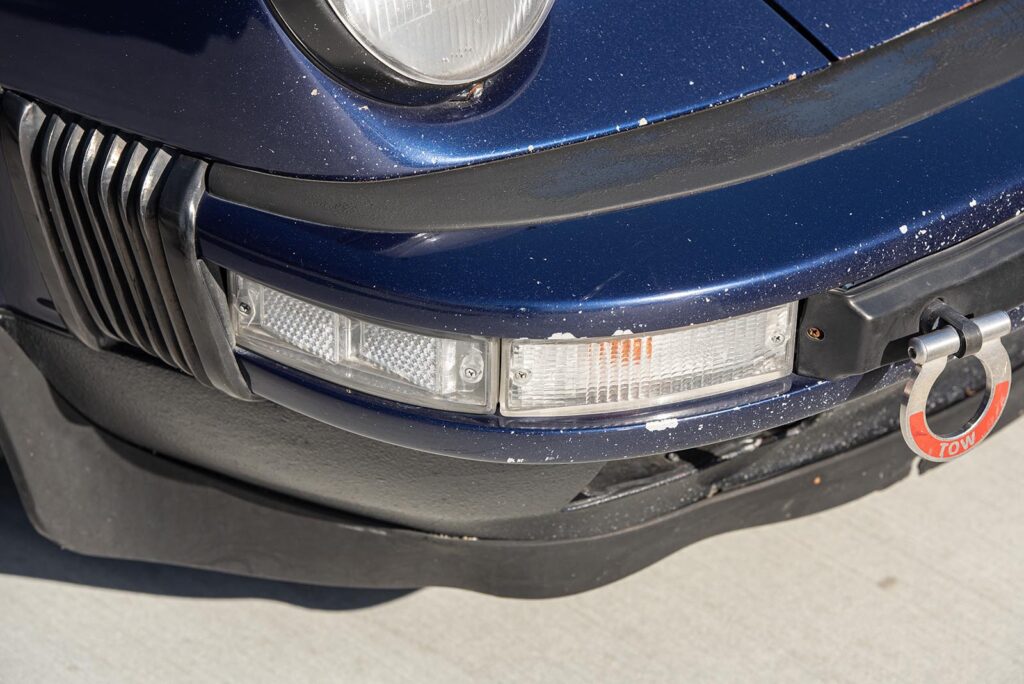 close up Porsche 911 SC Super Carrera bumper