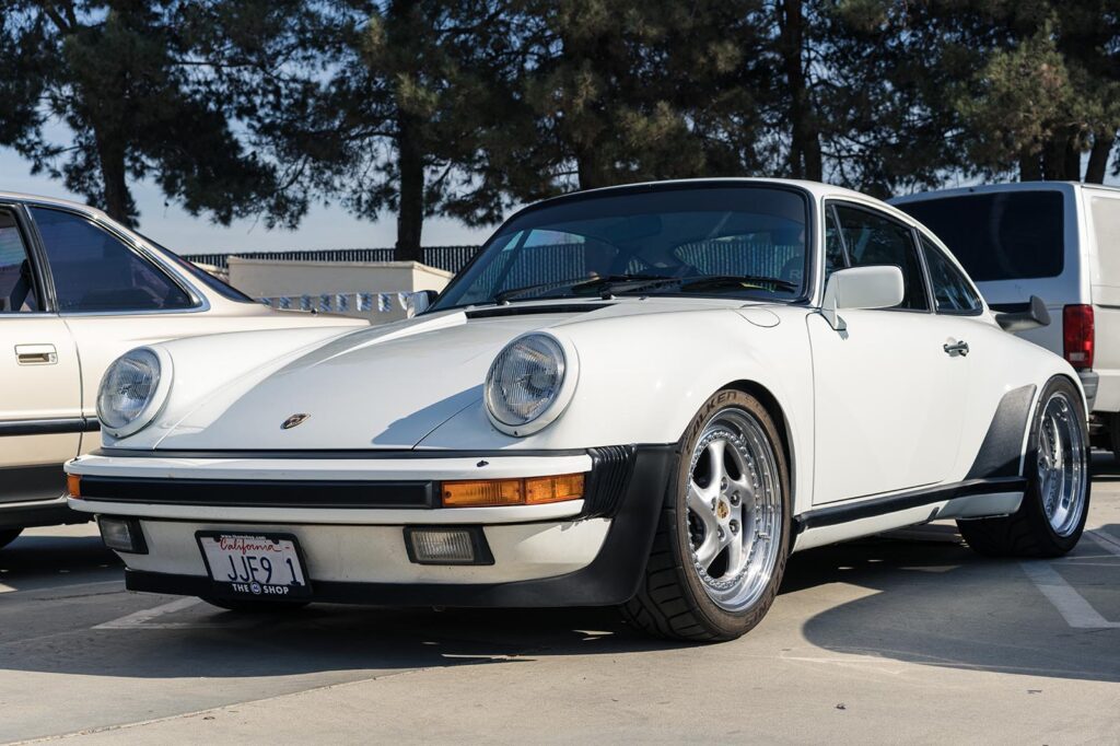white Porsche widowmaker