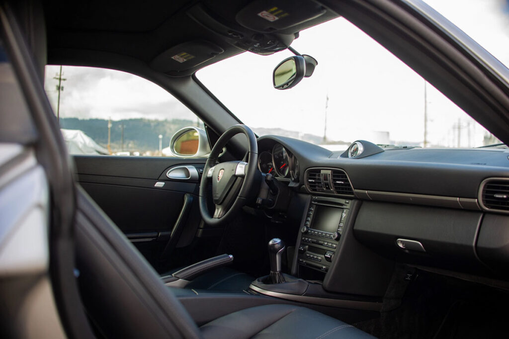 interior of Porsche 911 997