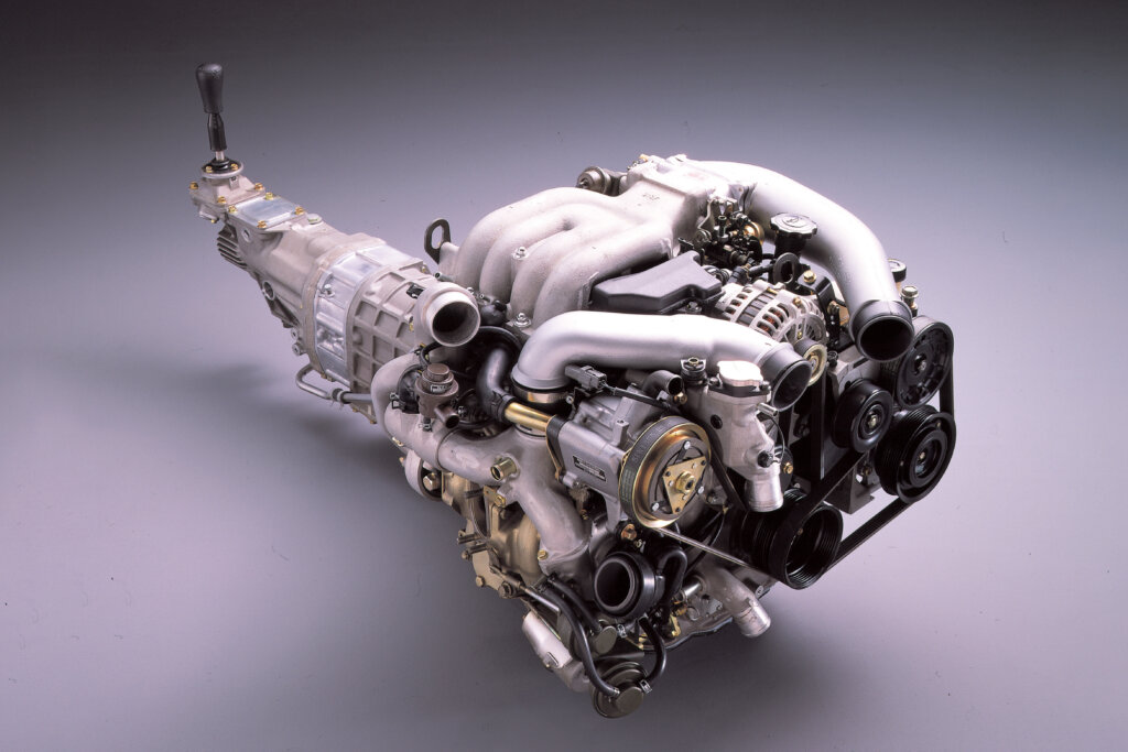 13b Rotary engine on a solid background