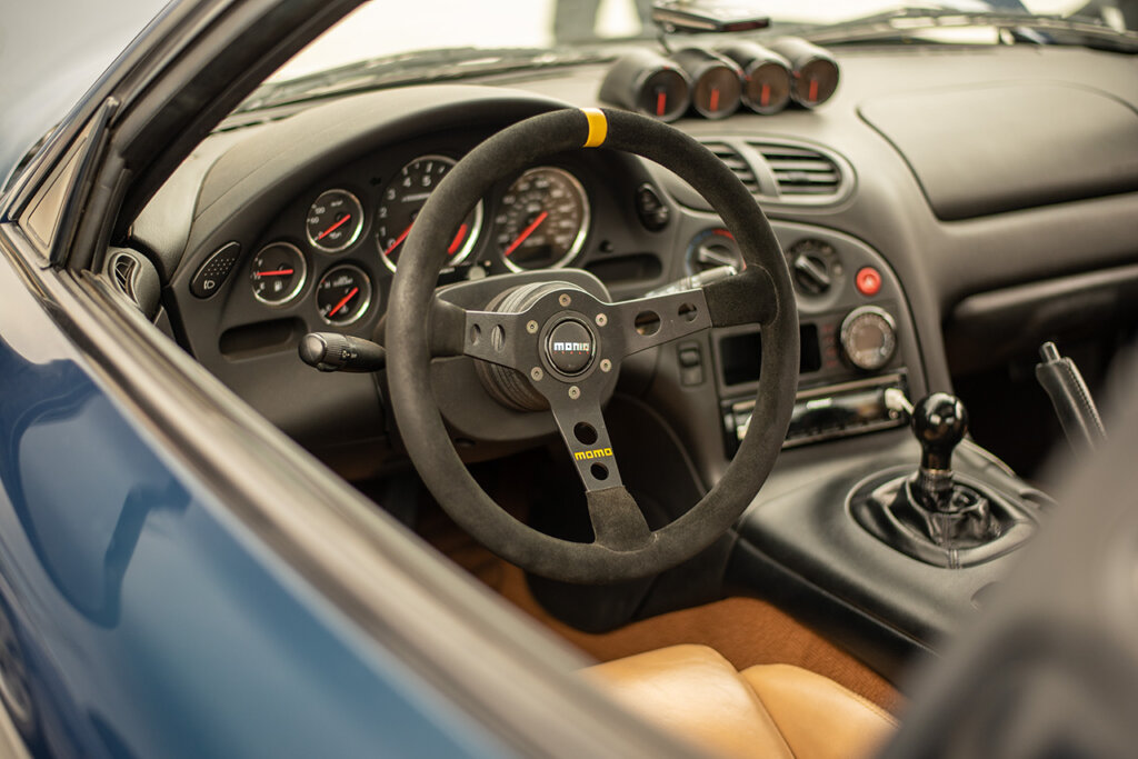 rx7 fd detailed interior view