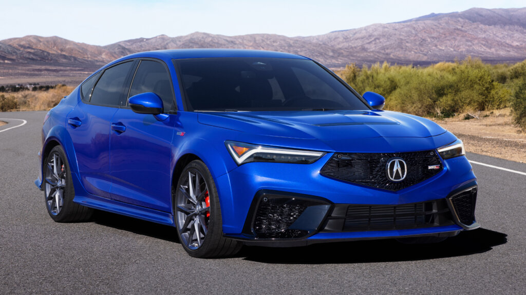 blue 2024 Acura Integra Type-S