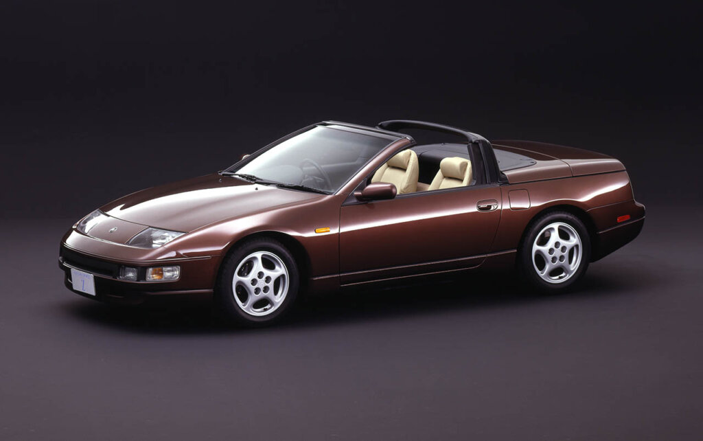 brown nissan 300zx convertible