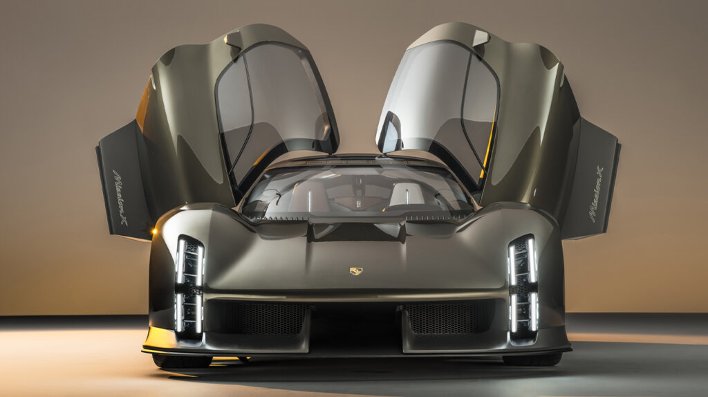 rocket metallic porsche mission x concept car