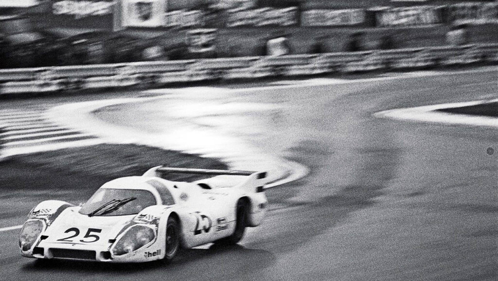 Porsche 917 at Le Mans in France