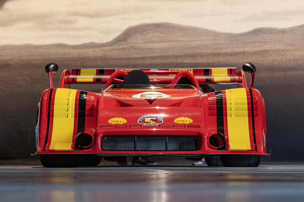 1972 Porsche 917-10 model on display at Luftgekühlt 6