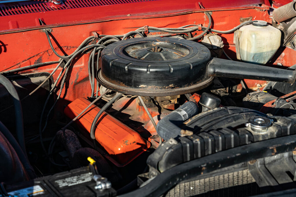 engine of a third gen impala