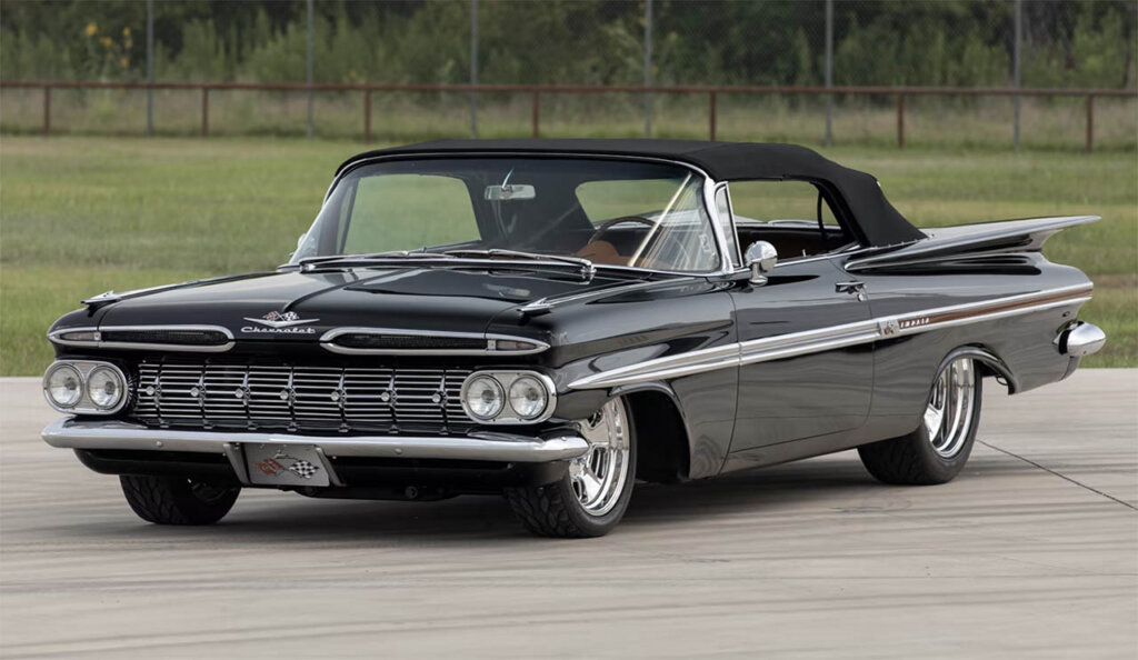 black 62 chevy impala convertible
