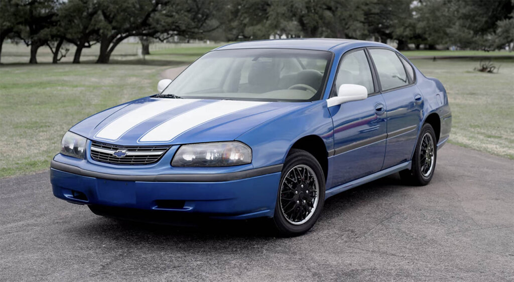 blue 2003 impala 
