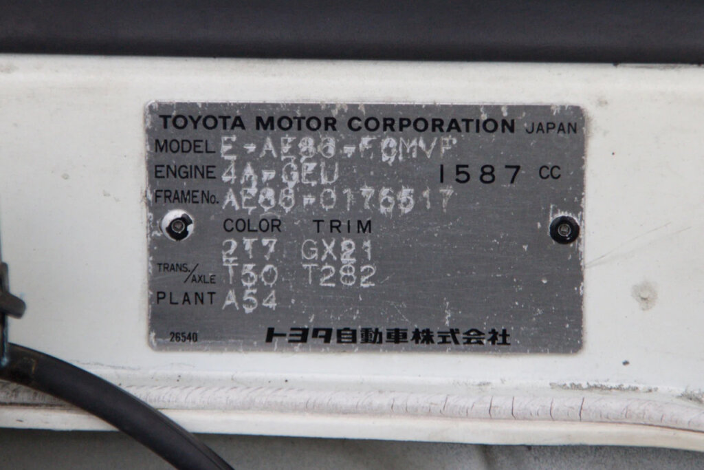 serial numbers on metal washed badge