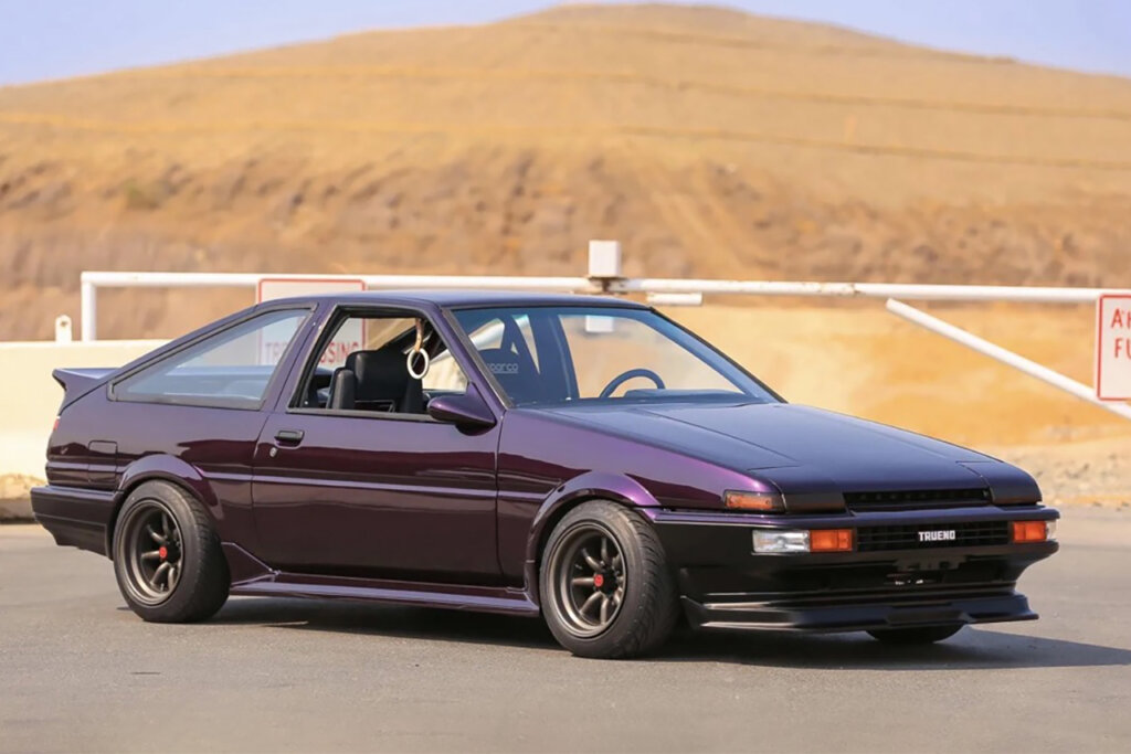 Purple AE86 GT-S