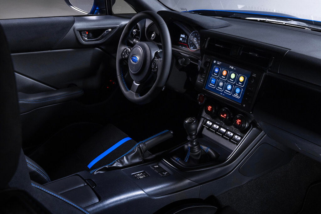 Interior of the BRZ tS from Subaru