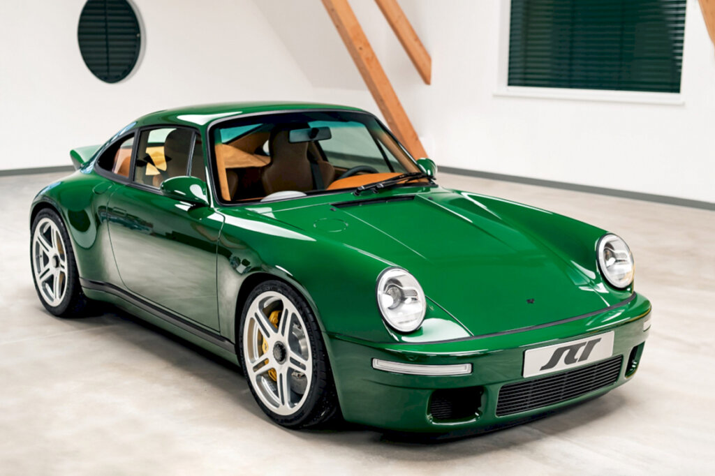 Dark Green 964 RUF SCR in garage