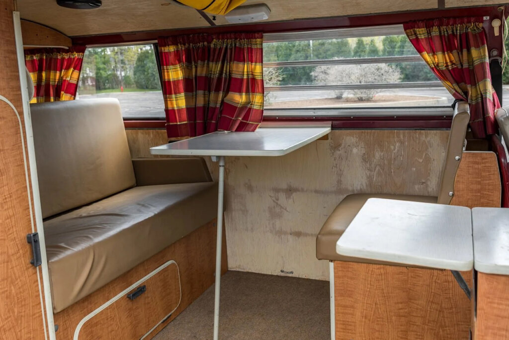 interior of a Westfalia VW bus