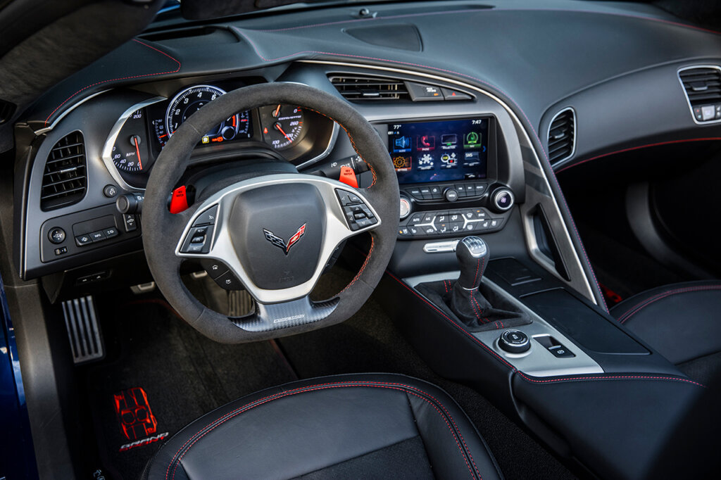 C7 driver cockpit for the corvette