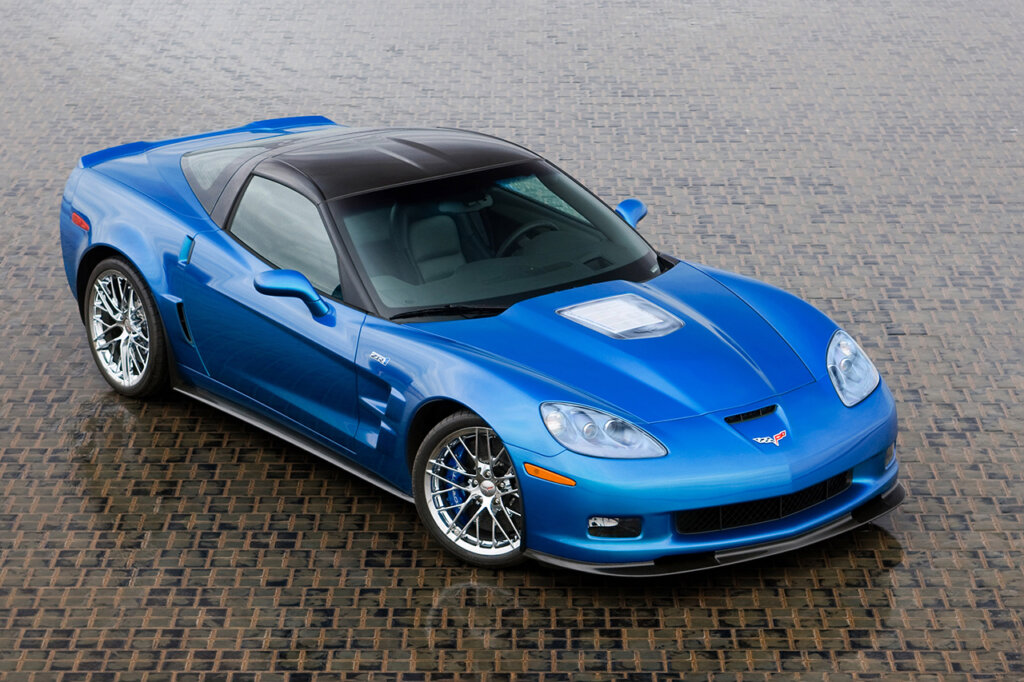 blue c6 on brick road
