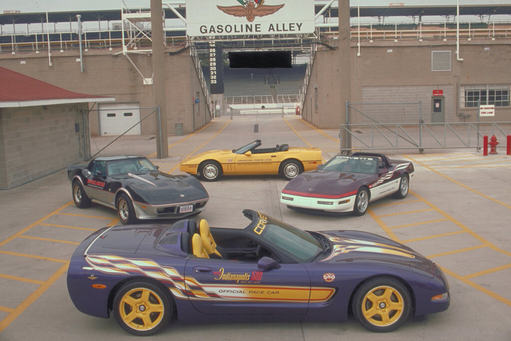 Previous models of the Chevy Corvette