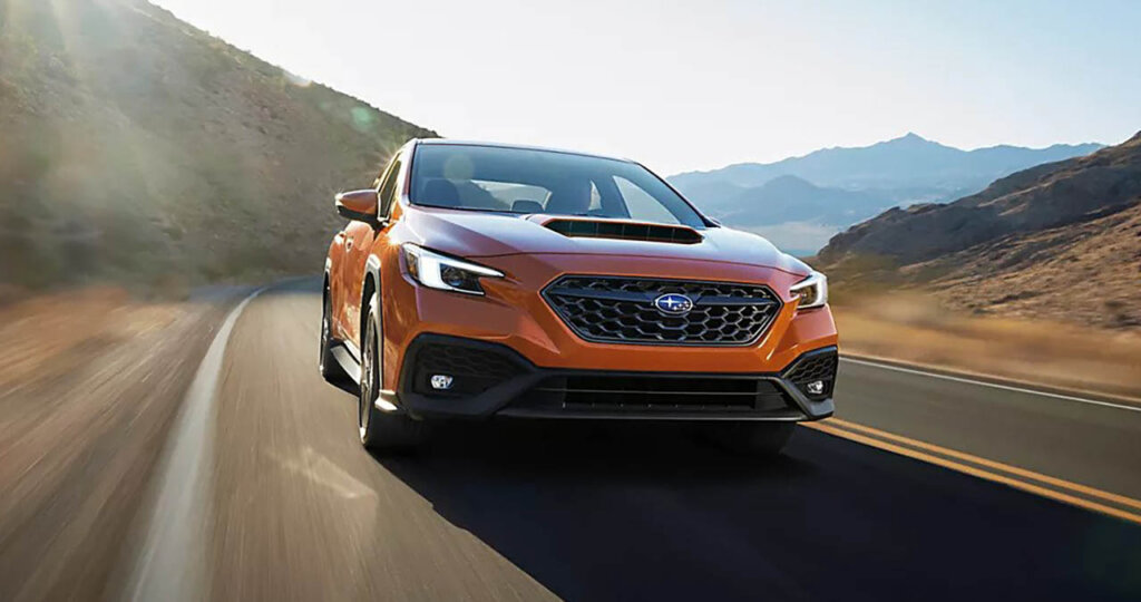 orange 2023 Subaru WRX