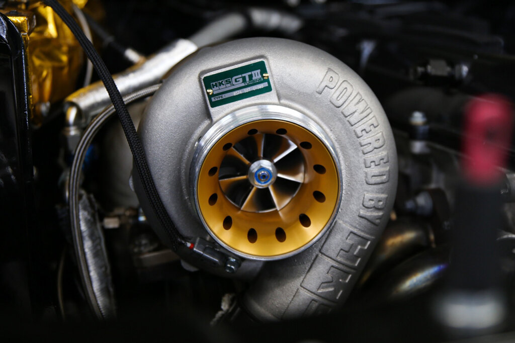HKS Turbo mounted onto an RB engine