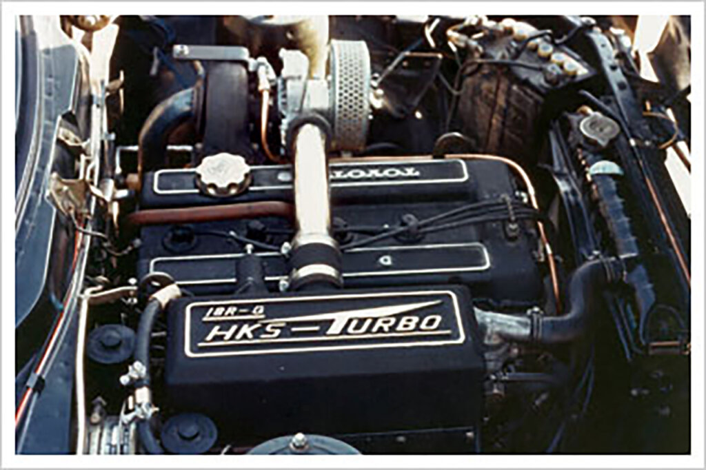 HKS turbocharger kit installed on an engine