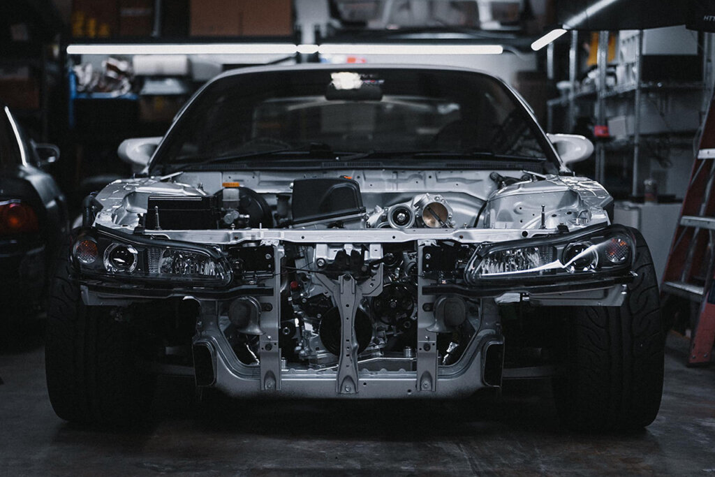 silver s15 rebuild with Honda engine