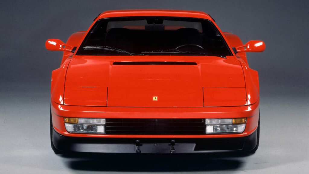 red ferrari Testarossa
