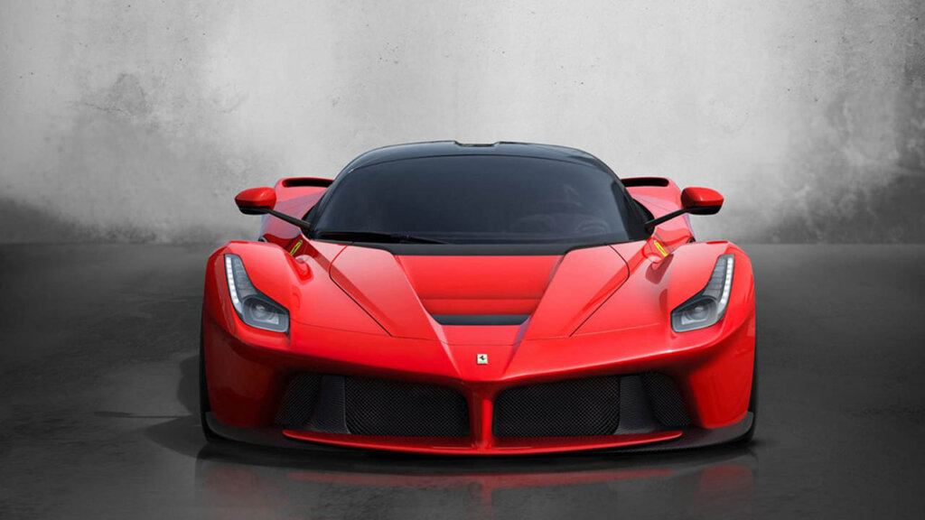 red la Ferrari