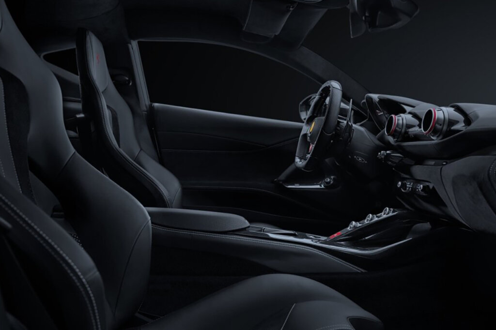 interior details of the Novitec N-Largo S with alcantara suede