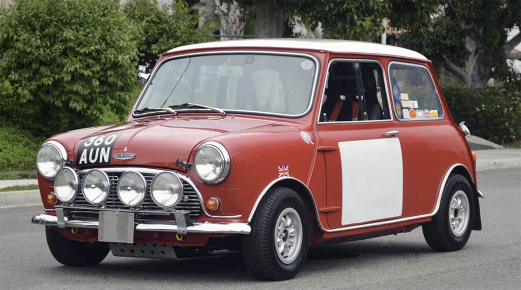 red 1964 mini cooper s