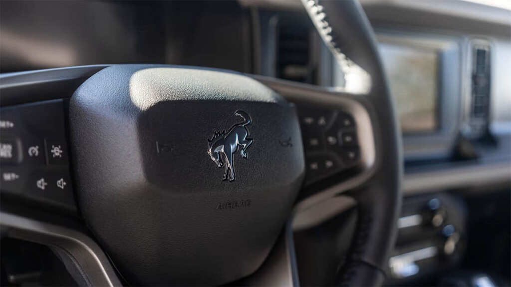big bend bronco leather steering wheel