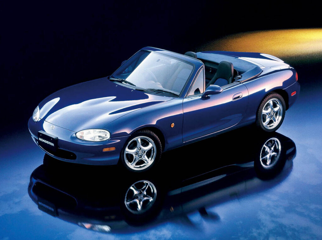 blue second gen mazda mx5
