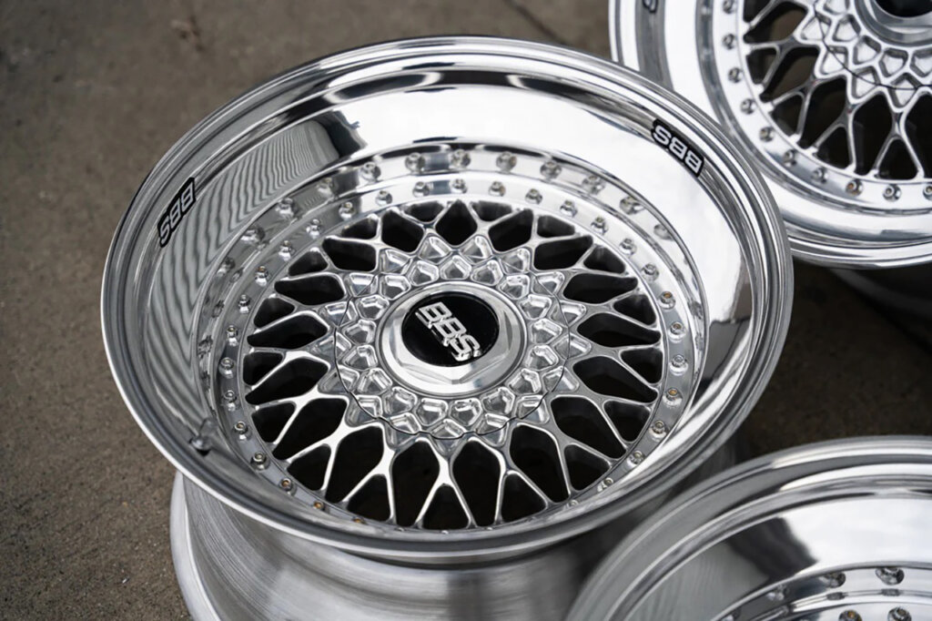 Silver finished BBS RS wheel