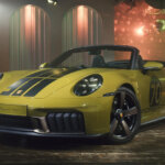 Green and black porsche 911 spirit 70