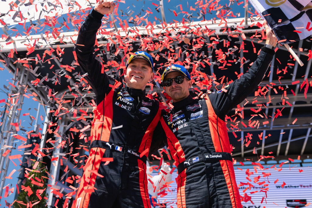 Porsche Factory drivers Matt Campbell and Mathieu Jaminet