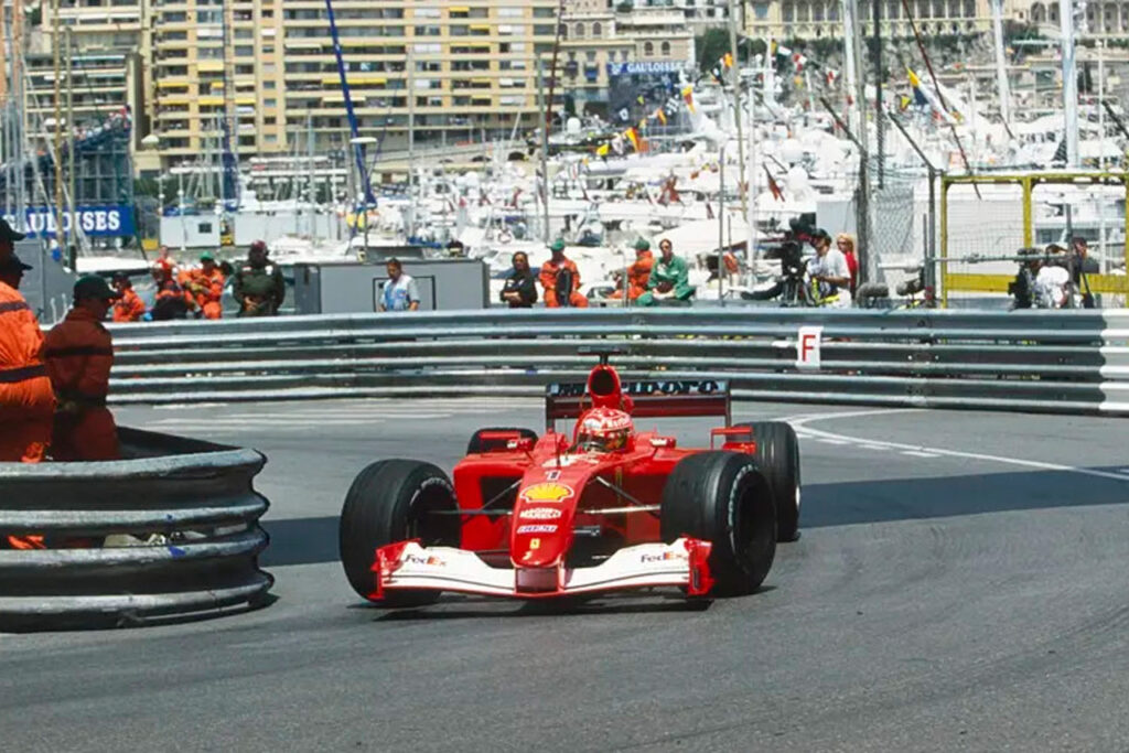 red ferrari f2001 chassis 211 f1