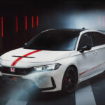 white and red honda civic type r ultimate edition