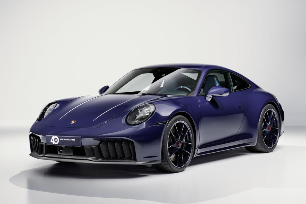 Purple Porsche 911 Carrera 4 GTS special edition