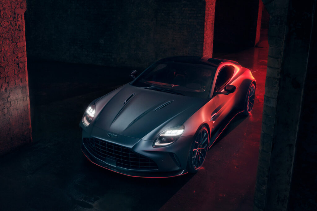 silver aston martin vantage s