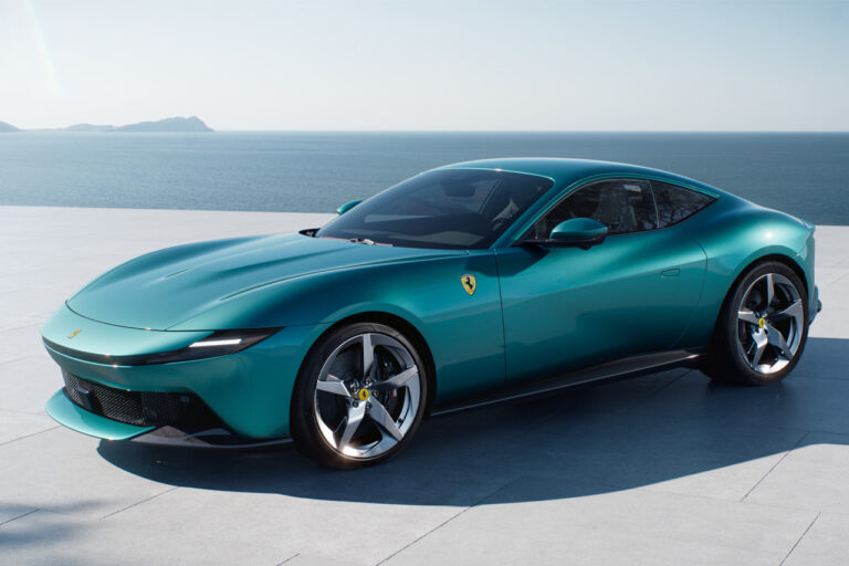 green ferrari amalfi