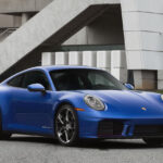 Blue Porsche 911 Carrera T Club Coupe