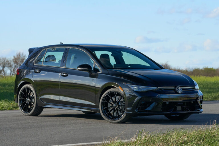 black 2025 volkswagen golf r