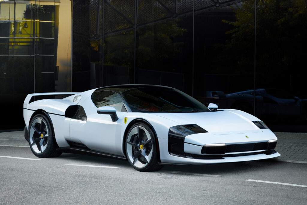 white ferrari sc40