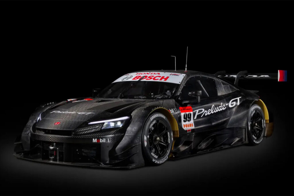 black honda prelude gt500