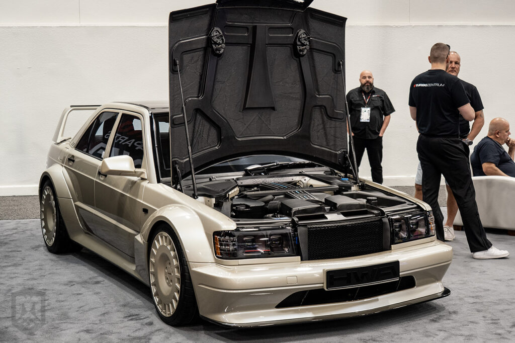 hwagg_official Mercedes 190 EVO in the Wagner Tuning booth #24043