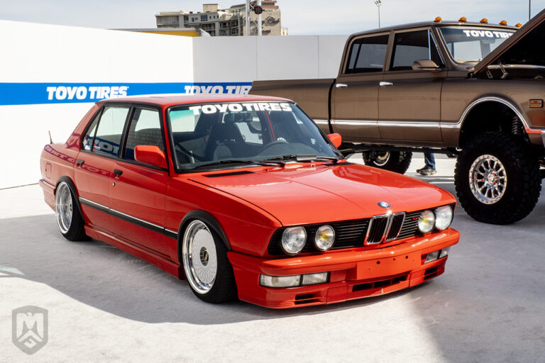 Igor Polishchuk catuned_igor red BMW E28 at the Toyo tires treadpass at sema 2025