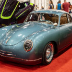 blue 1960 porsche 356 custom built by petescustomcoachbuilding Battle of the Builders Sport Compact Luxury & Exotic champion at sema 2025