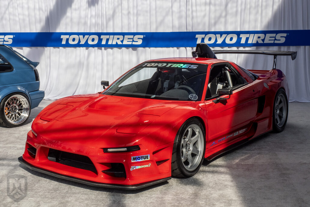 joperson_ red 1995 acura nsx-t on toyo tires tread pass at sema 2025