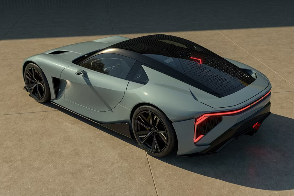 rear of gray lexus lfr concept