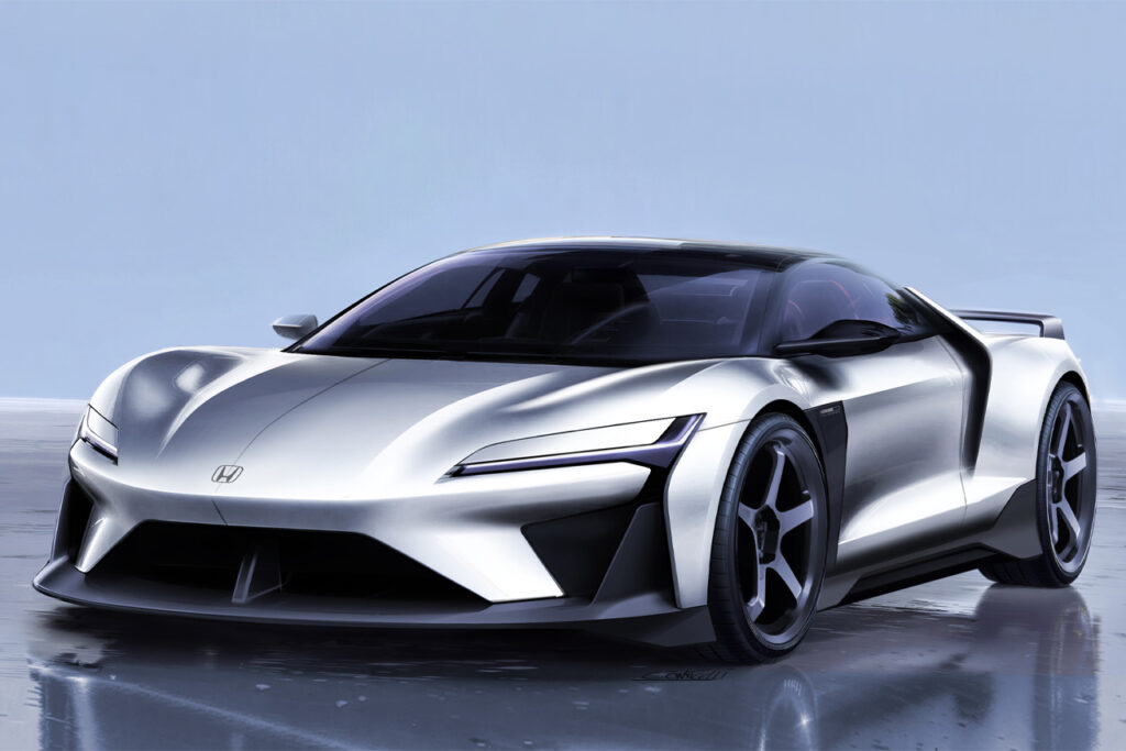 white italdesign honda nsx tribute