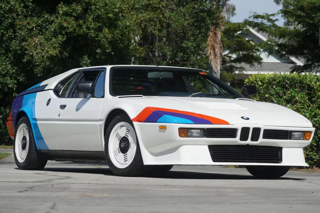 niki lauda white bmw m1 art car
